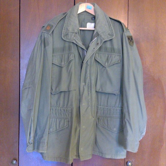Men’s Vintage Army Field Jacket Medium 1969 - Picture 1 of 10